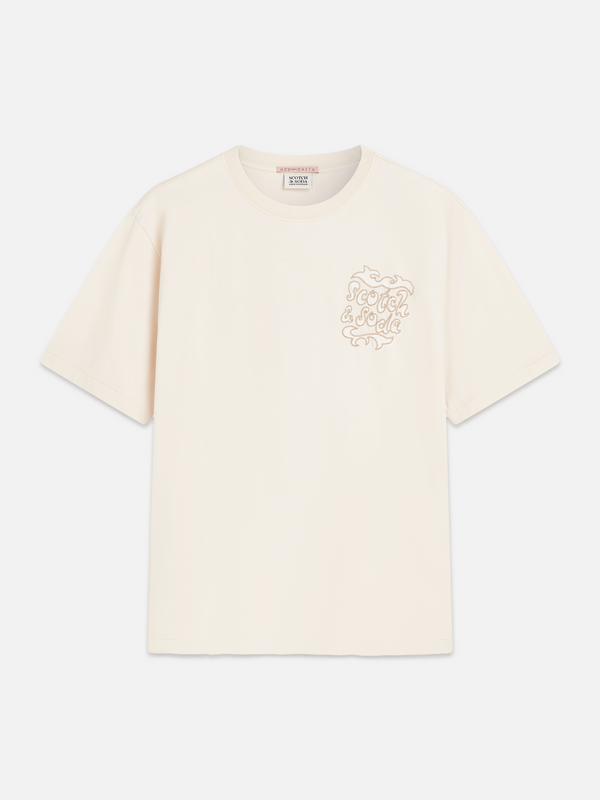 Washed Artwork Loose-Fit T-Shirt