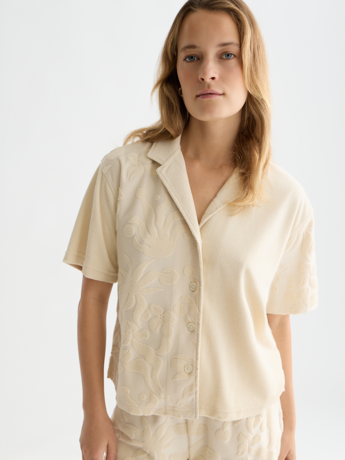 Toweling Short Sleeved Shirt