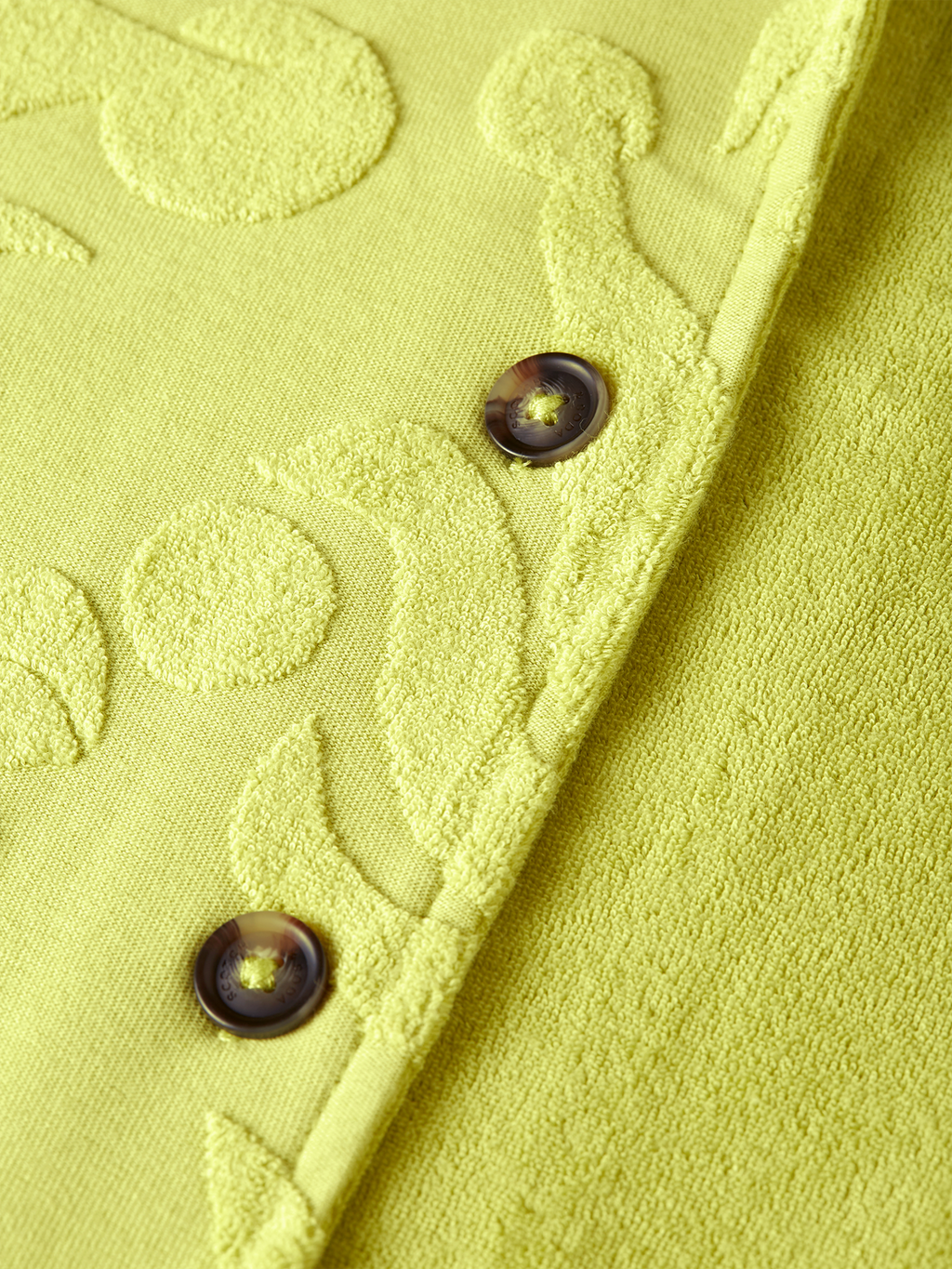 Chemise à manches courtes en tissu éponge