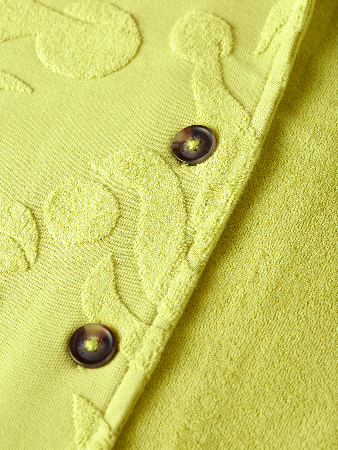 Chemise à manches courtes en tissu éponge