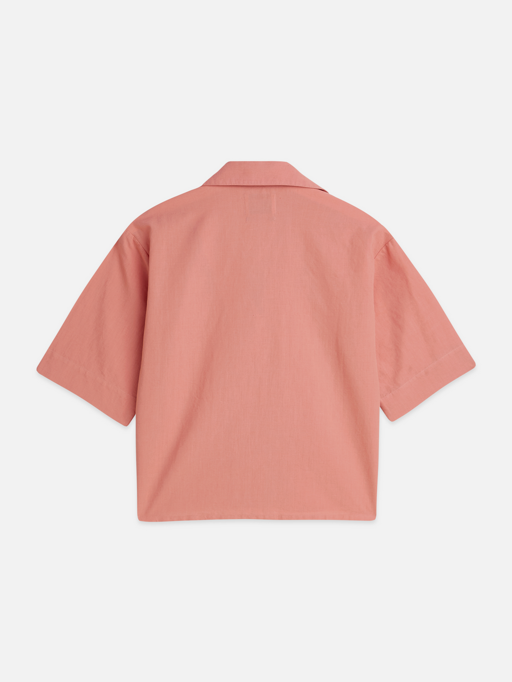 Chemise manches courtes en coton et lin