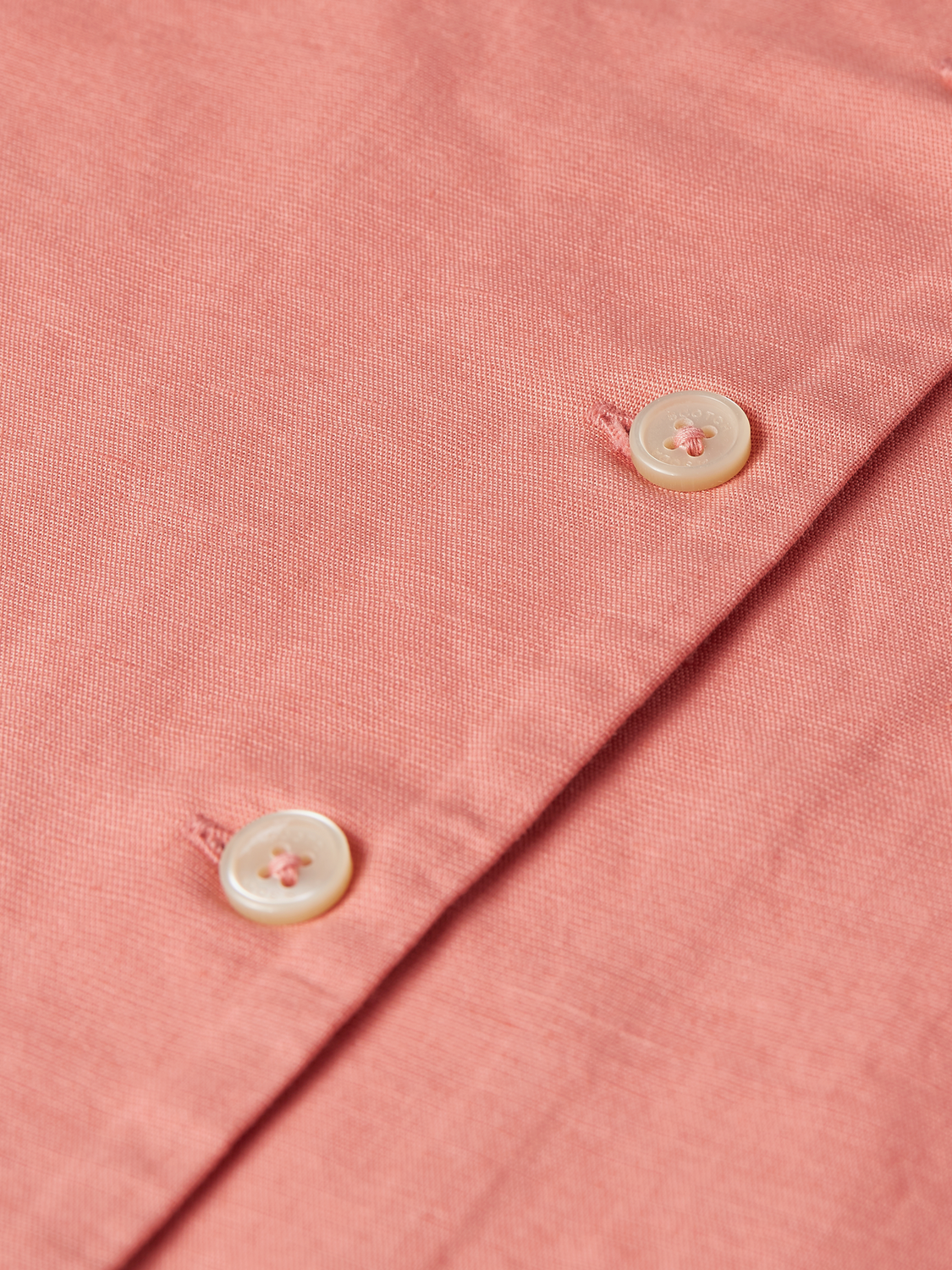 Chemise manches courtes en coton et lin