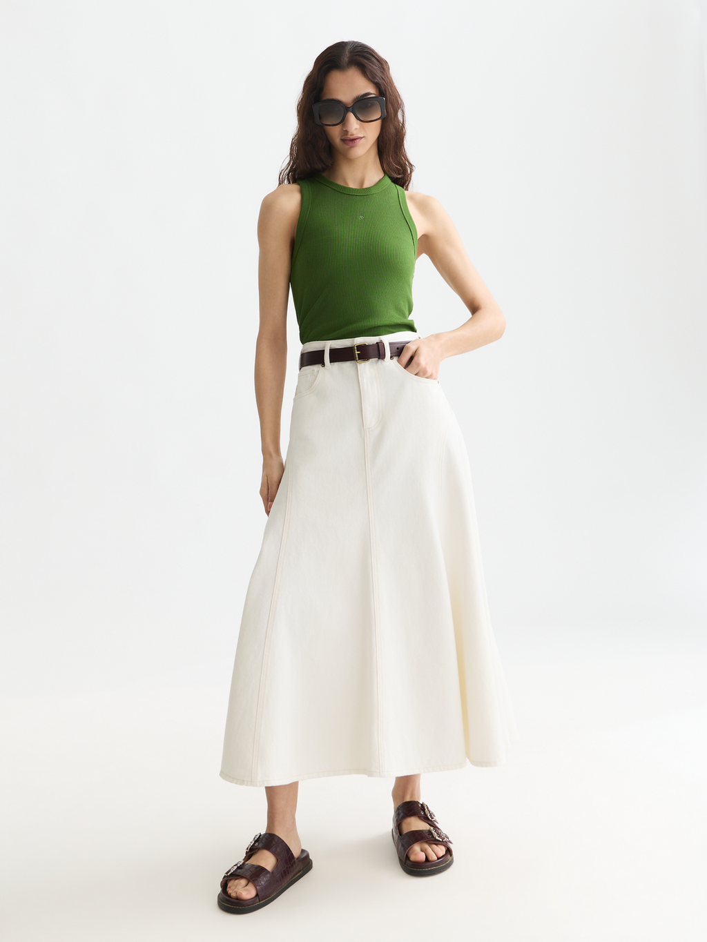 Geripptes Racerback-Top