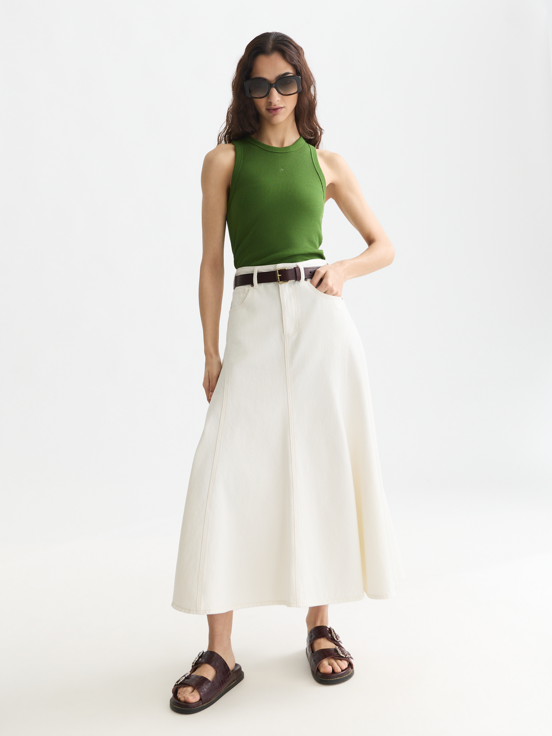 Geripptes Racerback-Top