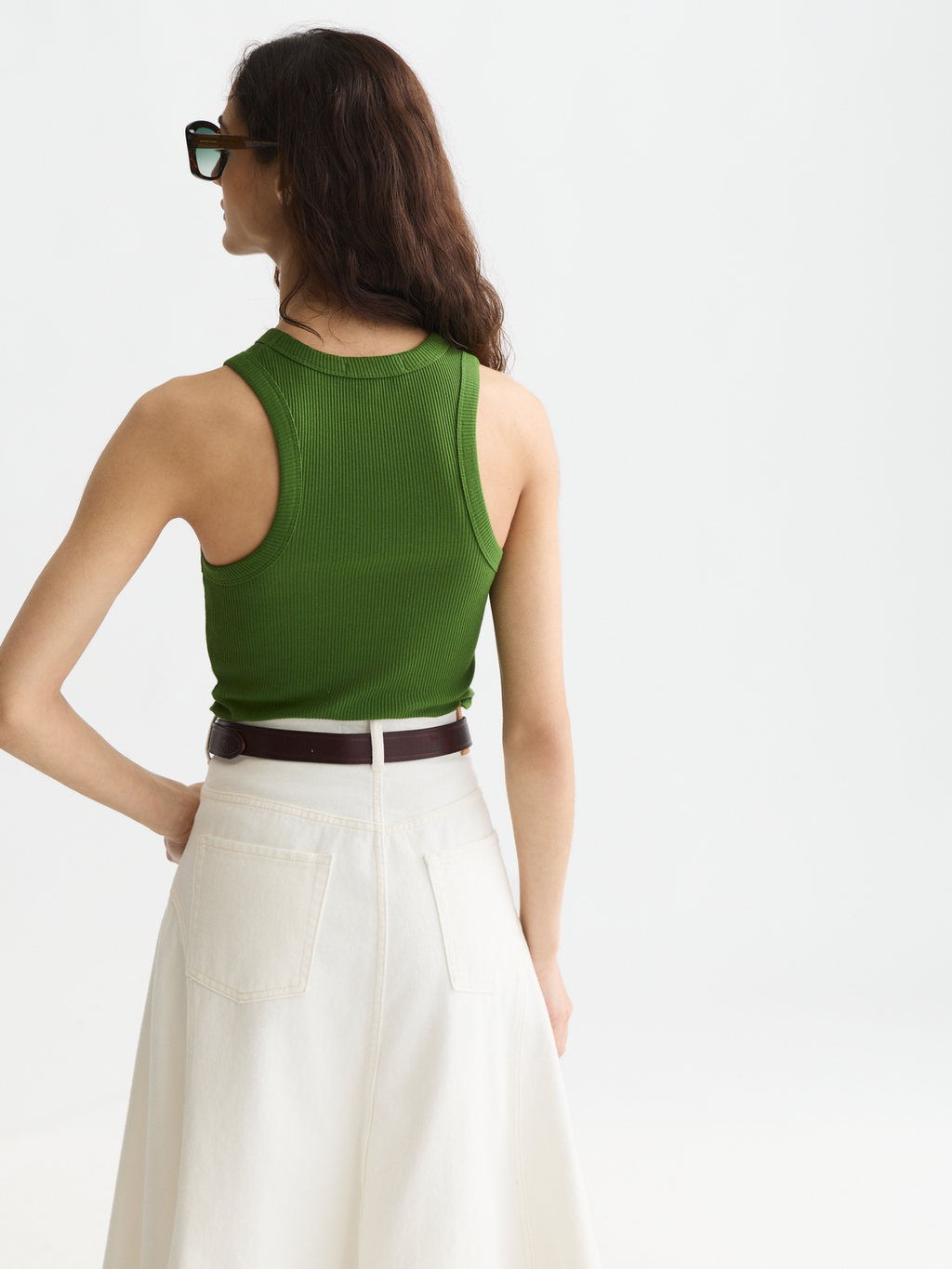 Geripptes Racerback-Top