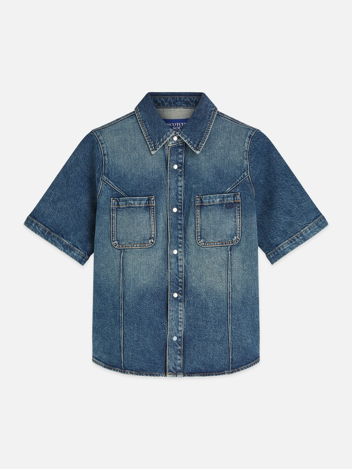 Darted Shirt - Verdant Fade