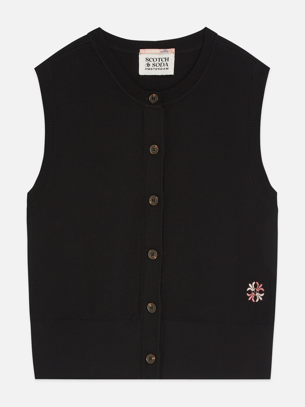 Compact Knitted Relaxed-Fit Spencer