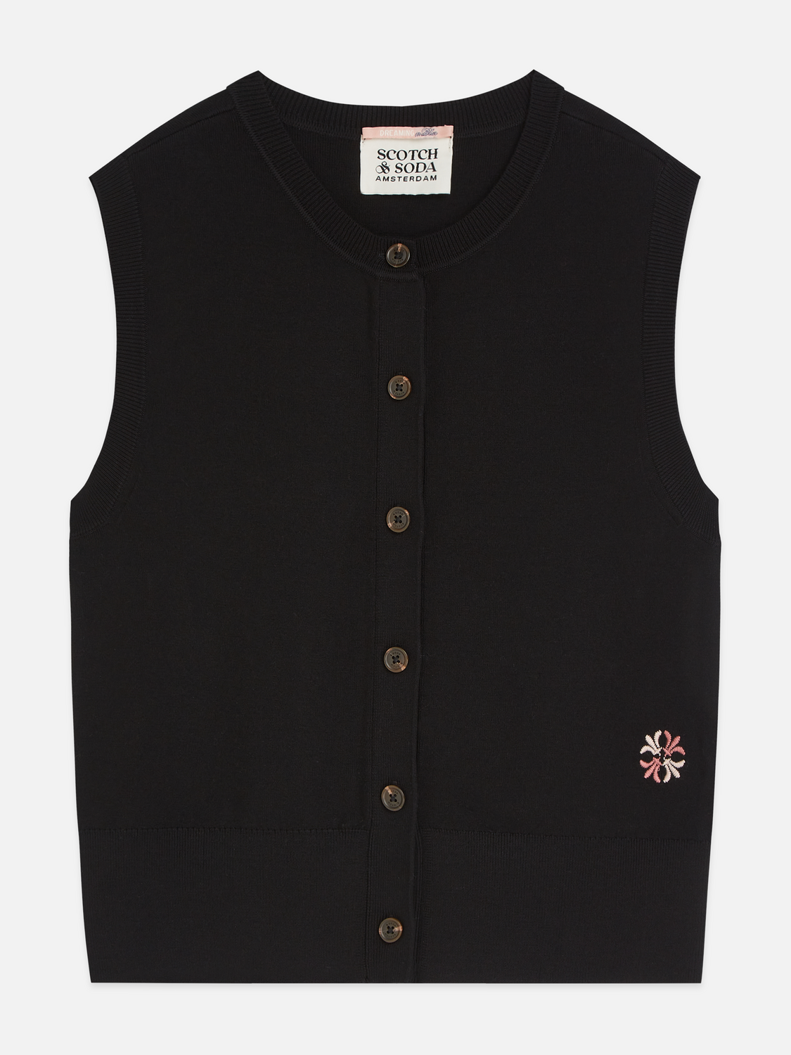 Compact Knitted Relaxed-Fit Spencer