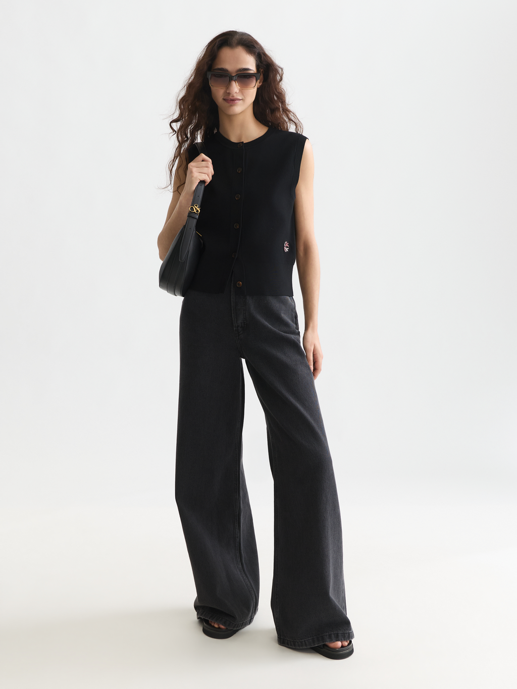 Compact Knitted Relaxed-Fit Spencer