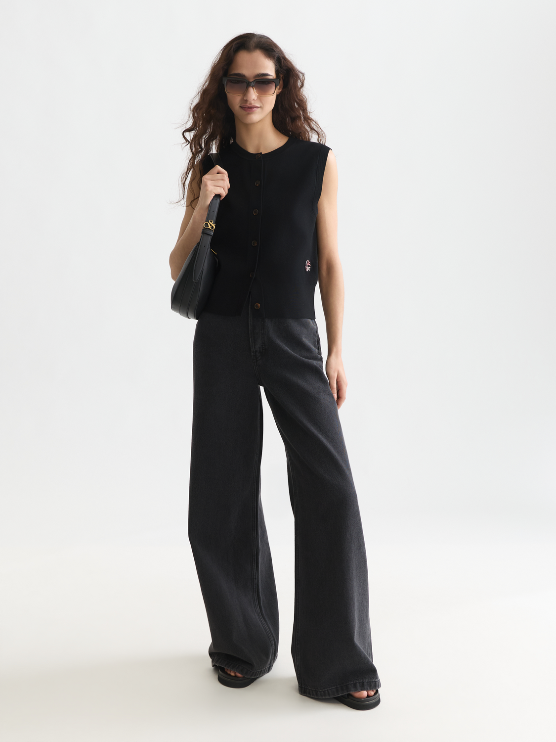 Compact Knitted Relaxed-Fit Spencer