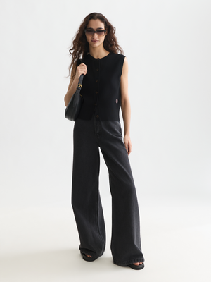Compact Knitted Relaxed-Fit Spencer