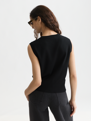 Compact Knitted Relaxed-Fit Spencer