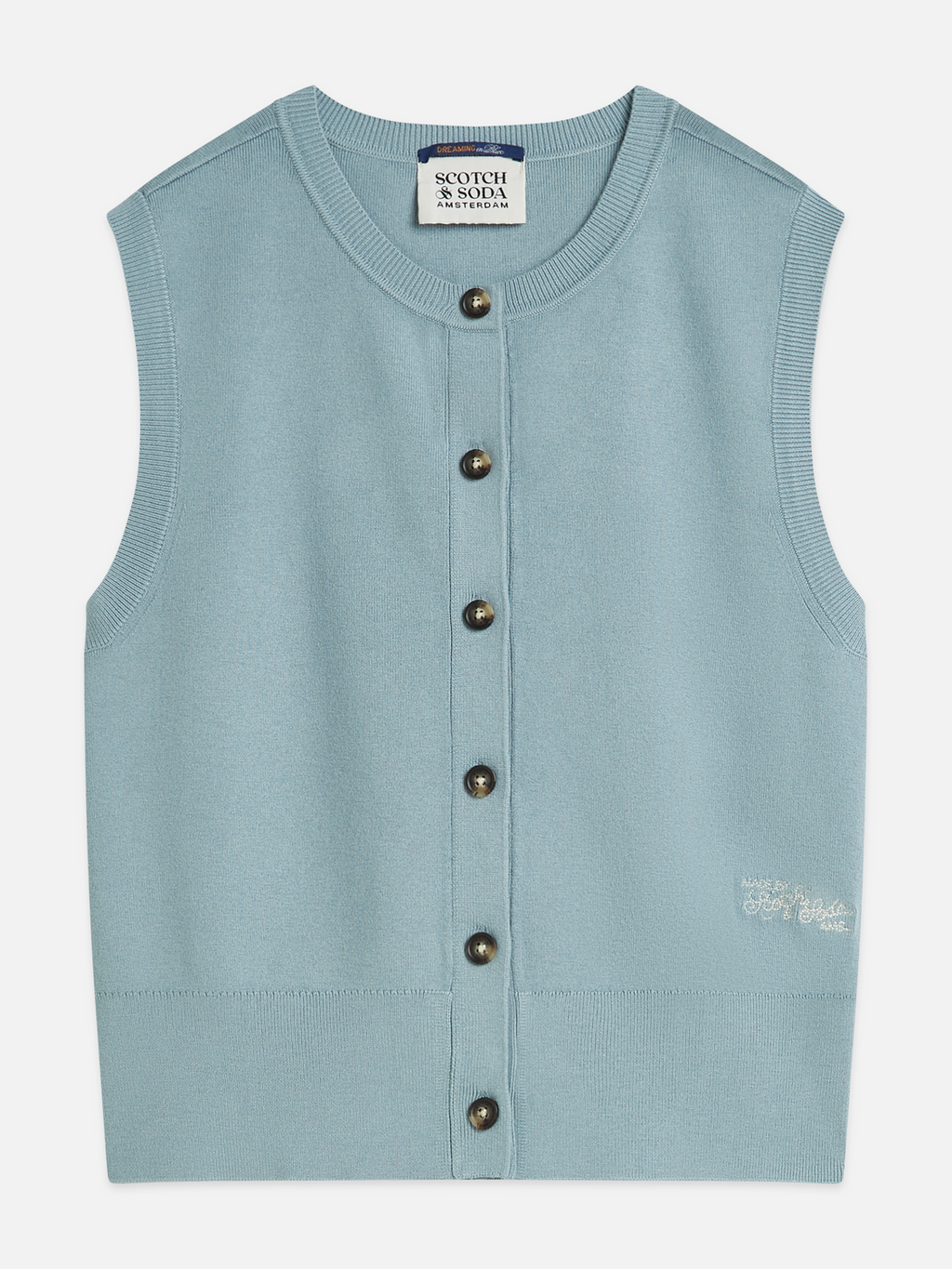 Compact Knitted Relaxed-Fit Spencer