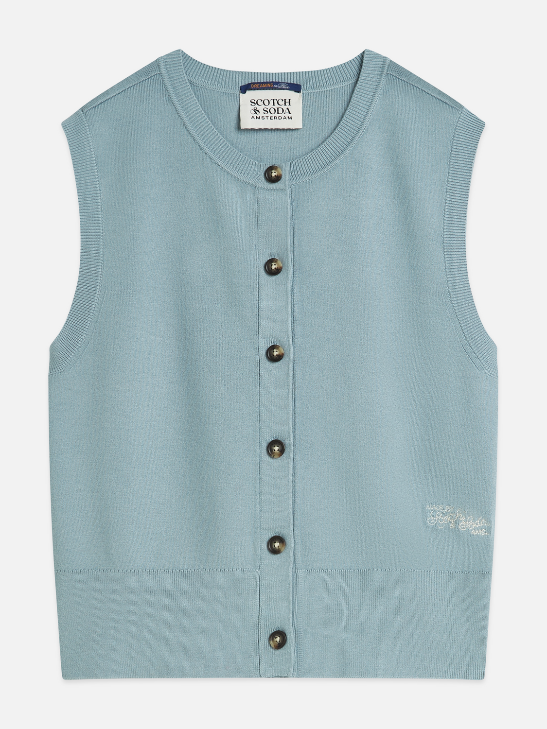 Compact Knitted Relaxed-Fit Spencer