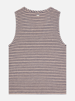 Stripe V-Neck Tank