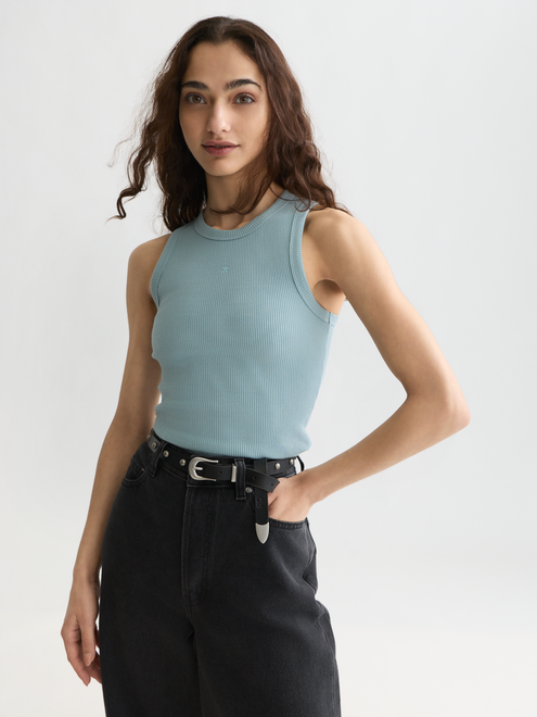 Geripptes Racerback-Top