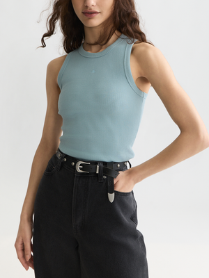 Geripptes Racerback-Top