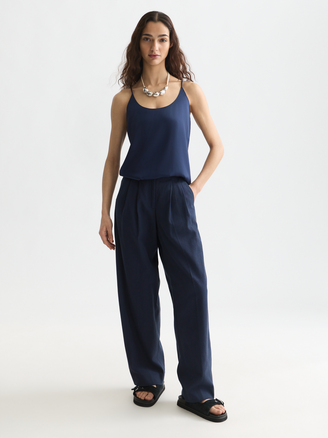 Jersey/Woven Tank