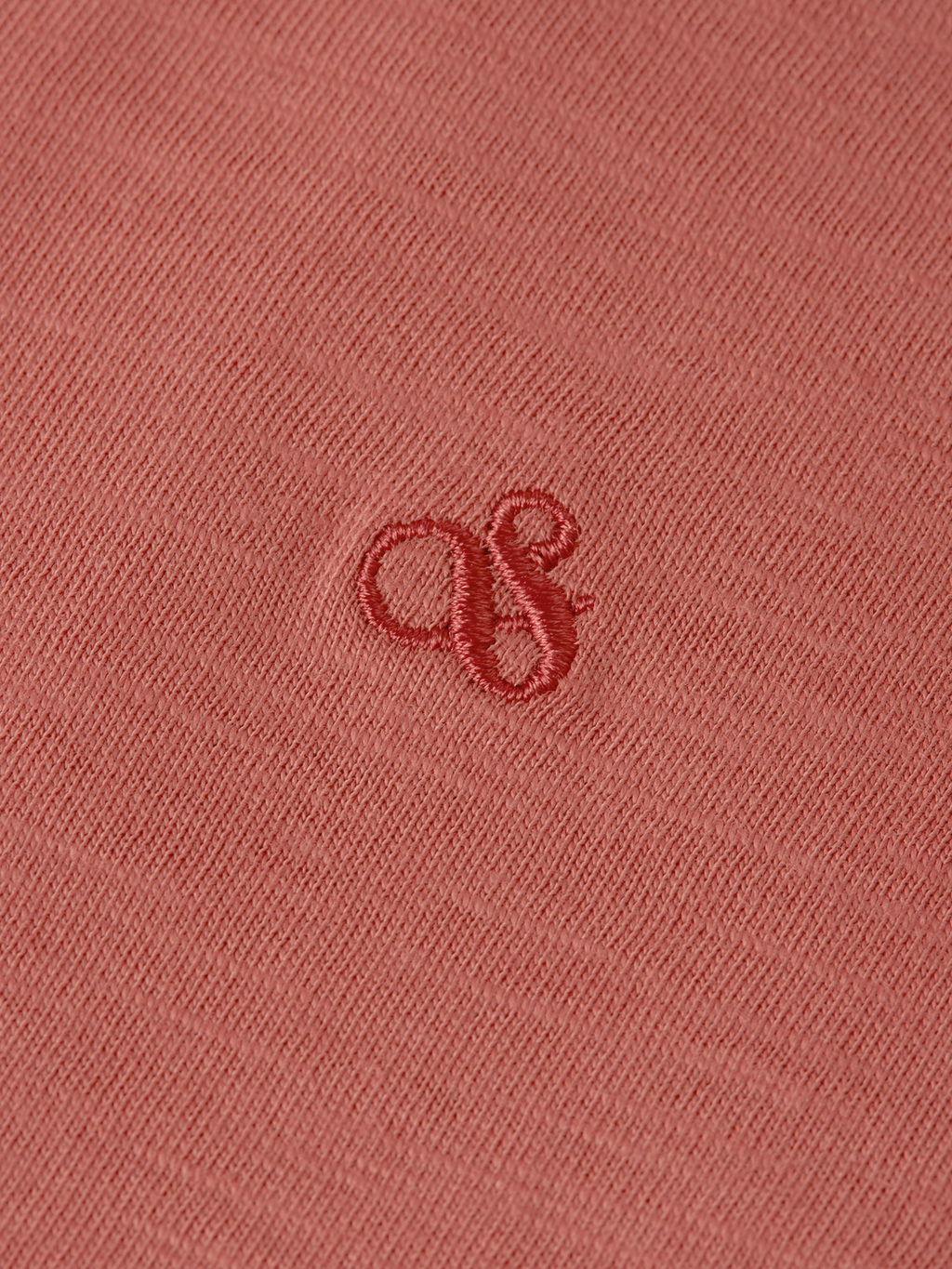 Ampersand Embroidery V-Neck T-Shirt