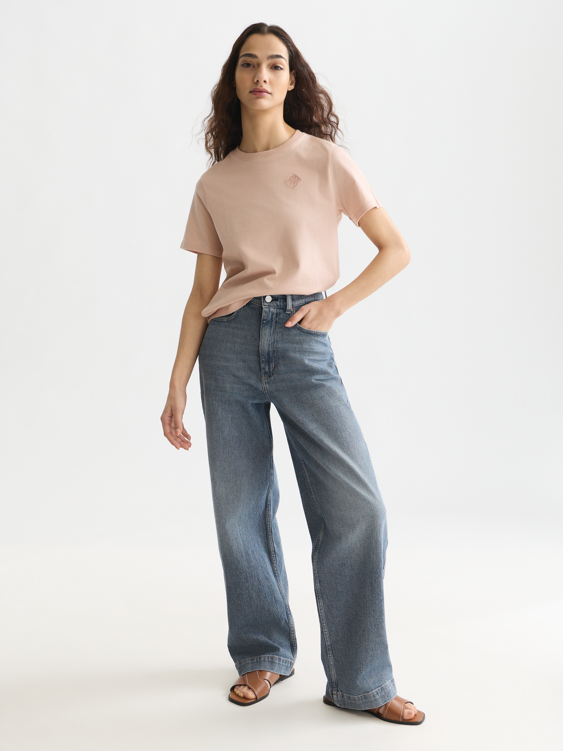 Embroidered Logo Regular-Fit T-Shirt