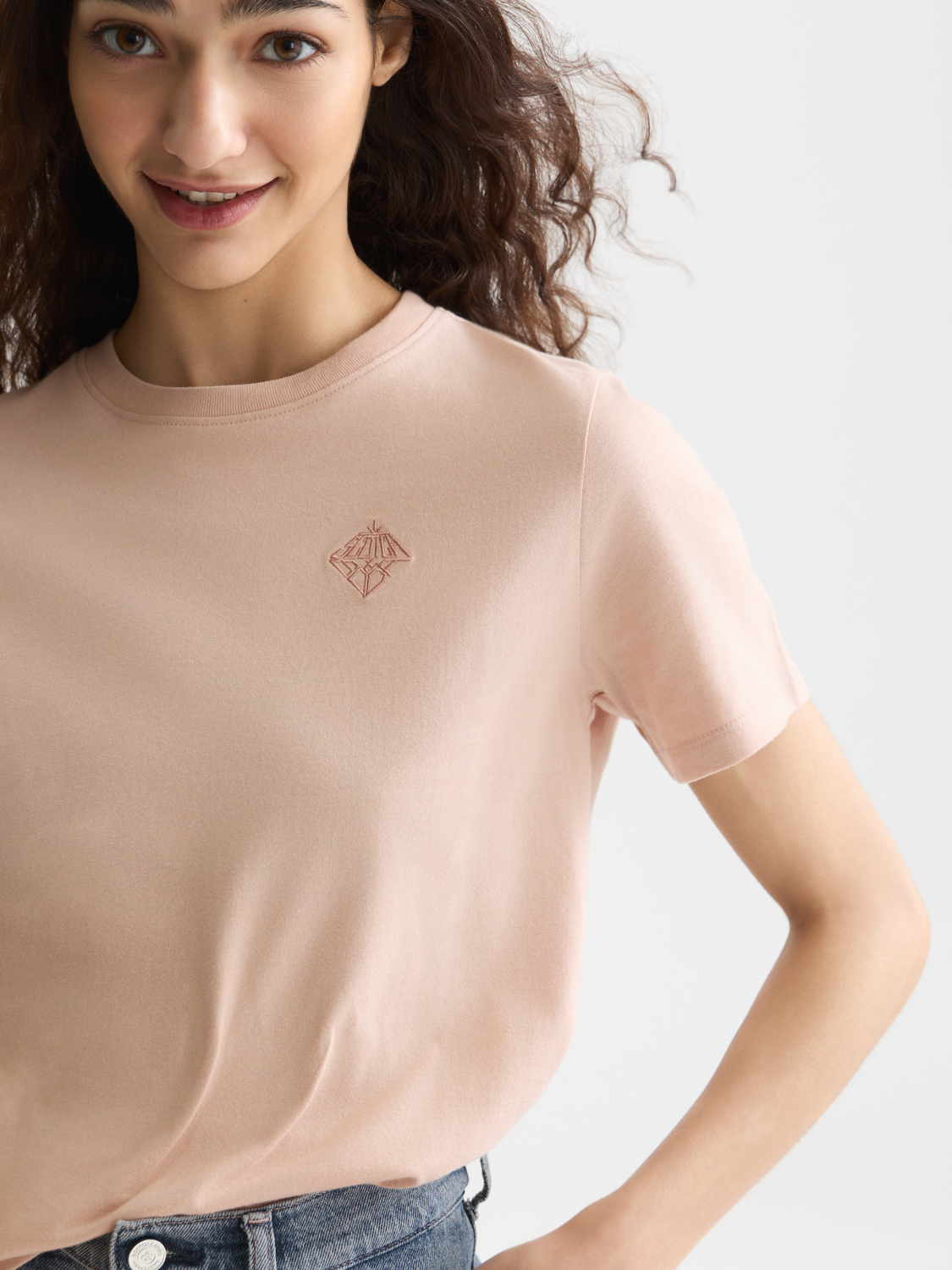 Embroidered Logo Regular-Fit T-Shirt