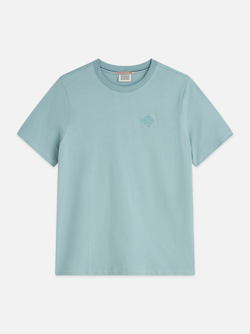 Embroidered Logo Regular-Fit T-Shirt