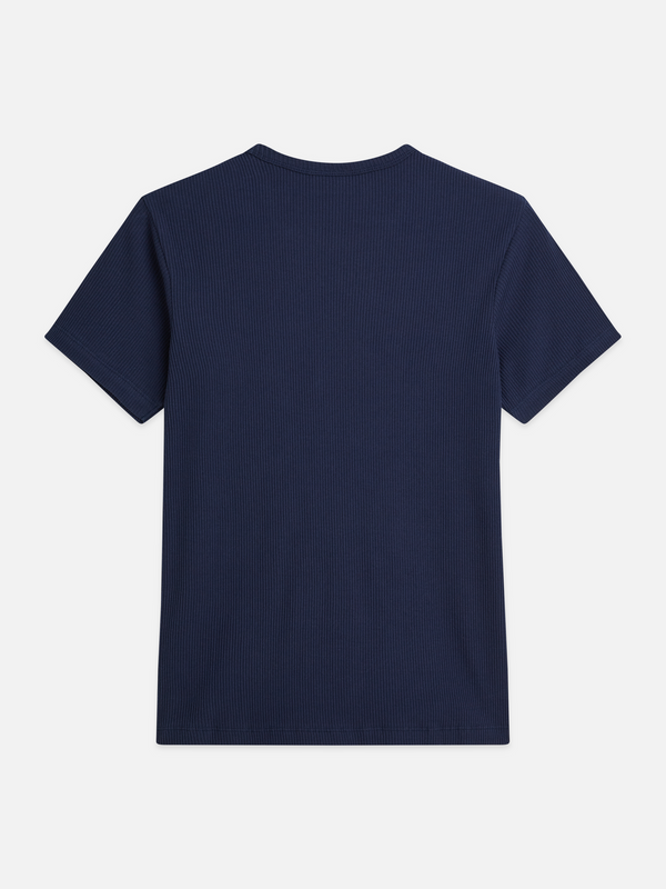 Rib Regular-Fit T-Shirt