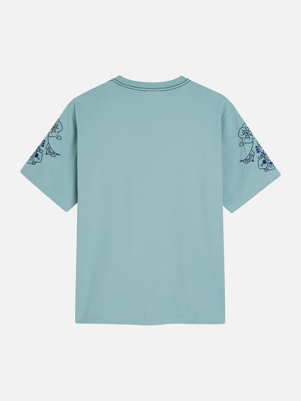 T-shirt brodé ample
