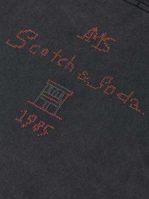 Washed Loose-Fit T-Shirt With Embroidery
