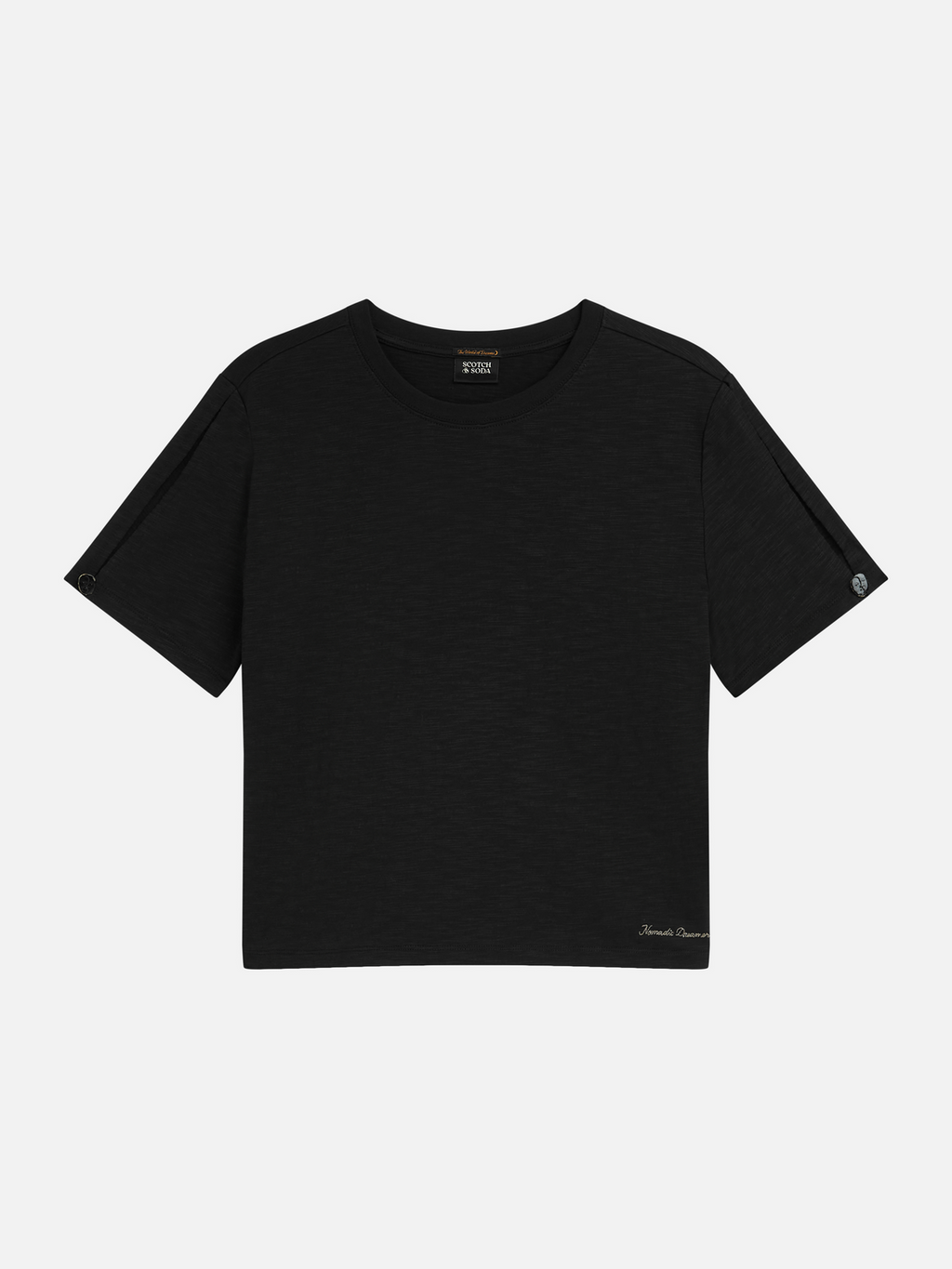 T-shirt à manches fendues