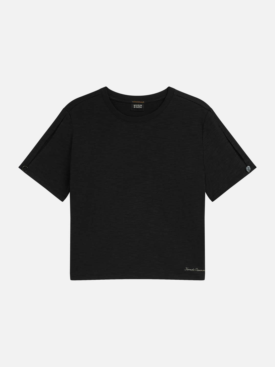 T-shirt à manches fendues