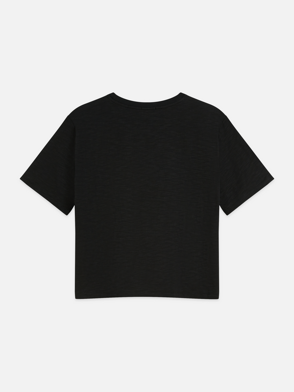 Key Hole Sleeves T-Shirt