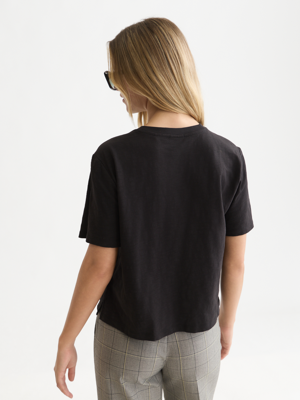 T-shirt à manches fendues