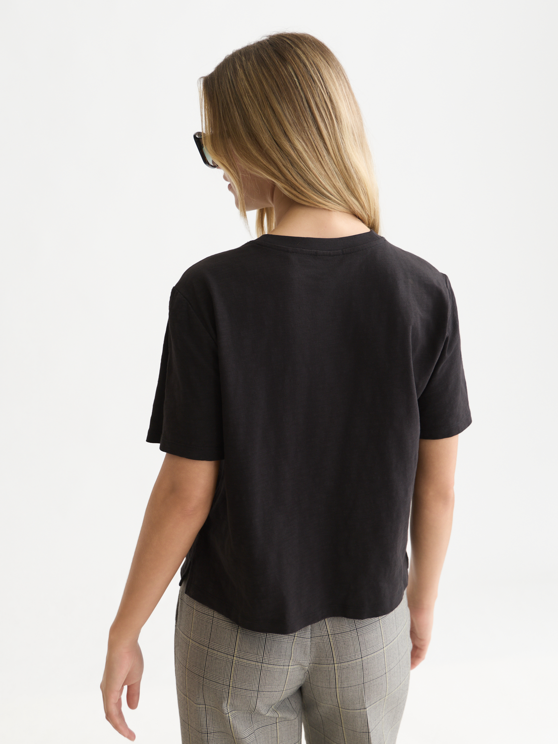 T-shirt à manches fendues