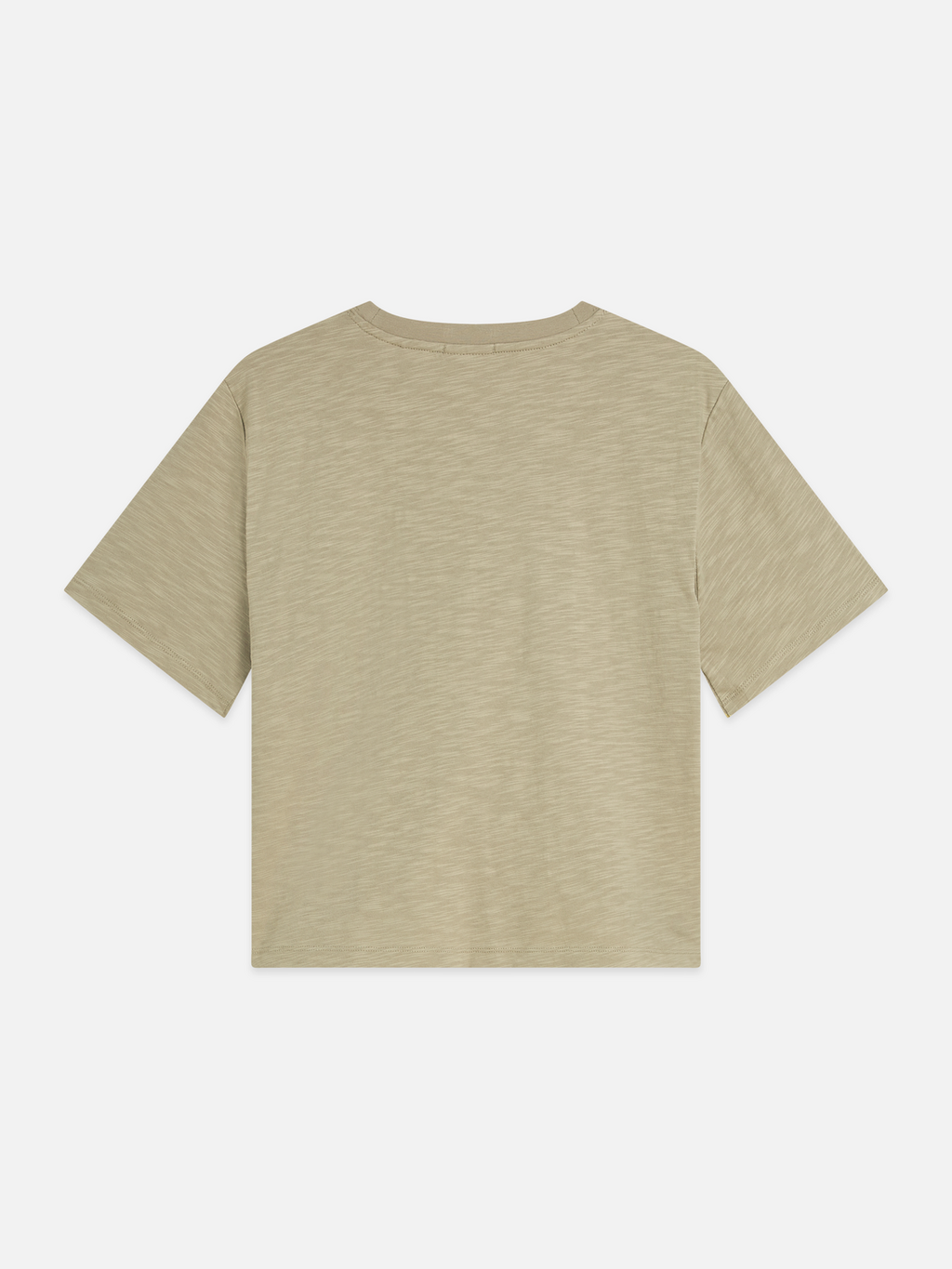 Keyhole Sleeve Cotton T-Shirt