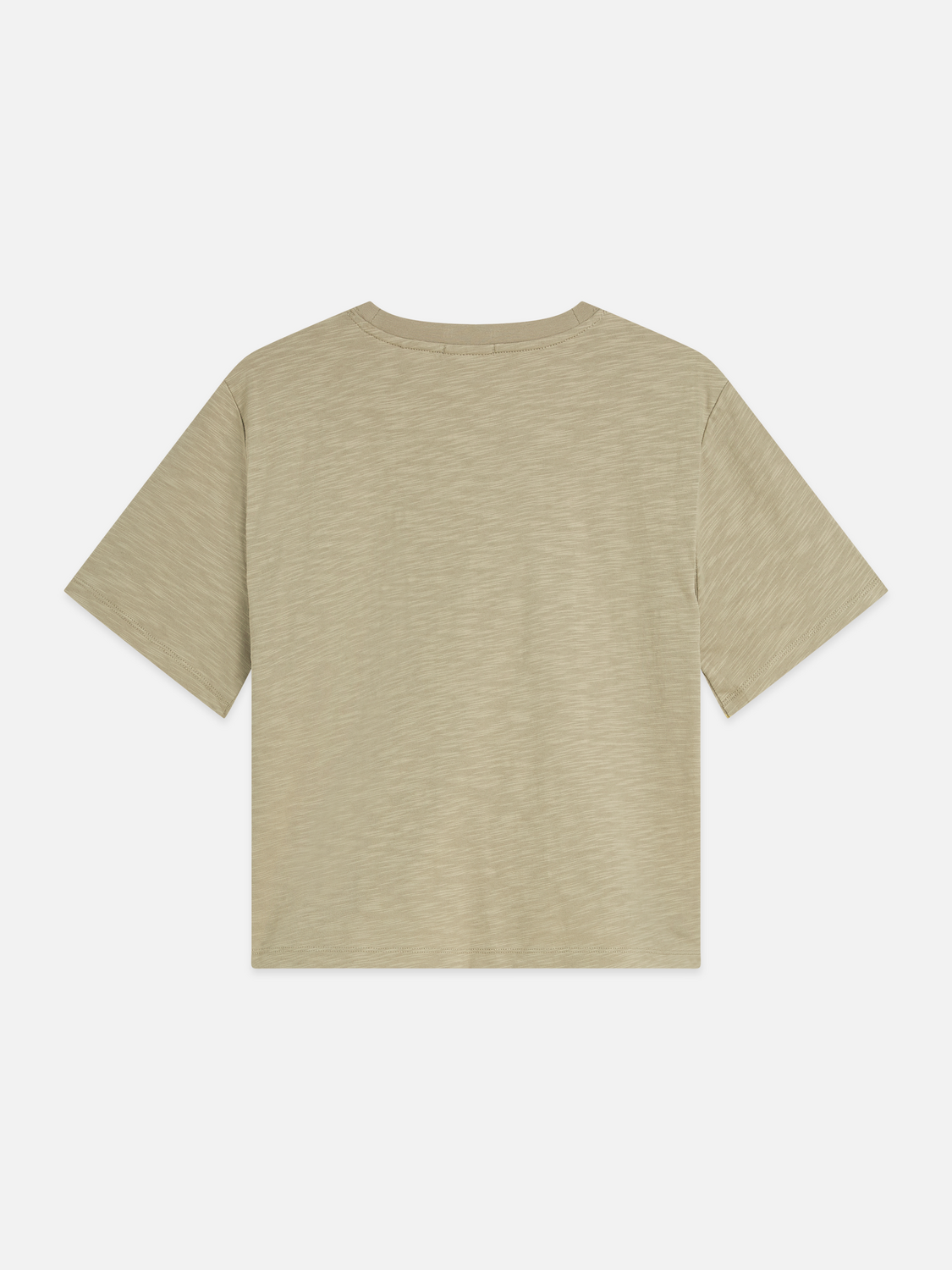 Keyhole Sleeve Cotton T-Shirt