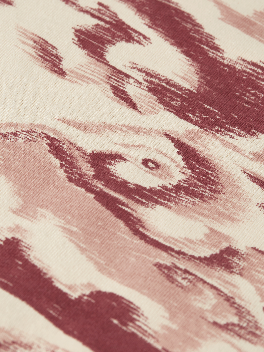 Printed With Contrast Binding Regular-Fit T-Shirt