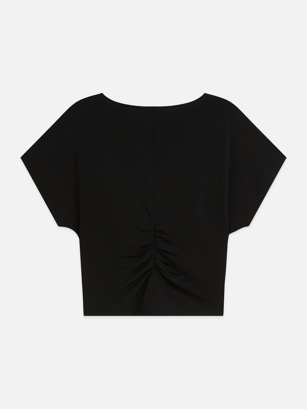 Ruched Batwing Stretch T-Shirt