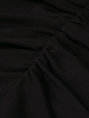 Ruched Batwing Stretch T-Shirt