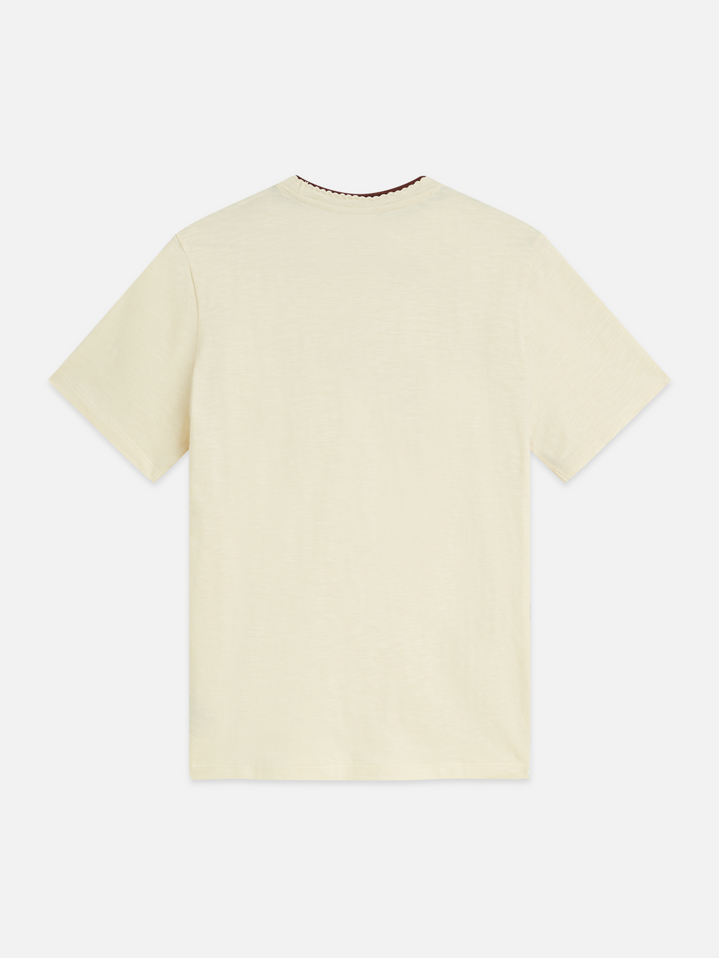 T-shirt coupe droite brodé sur la poitrine