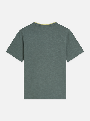 Chest Embroidery Regular-Fit T-Shirt