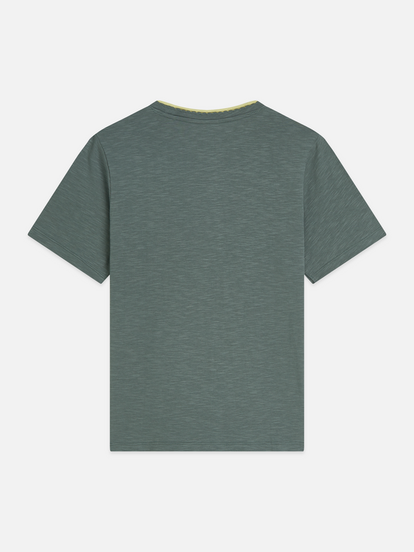 Chest Embroidery Regular-Fit T-Shirt
