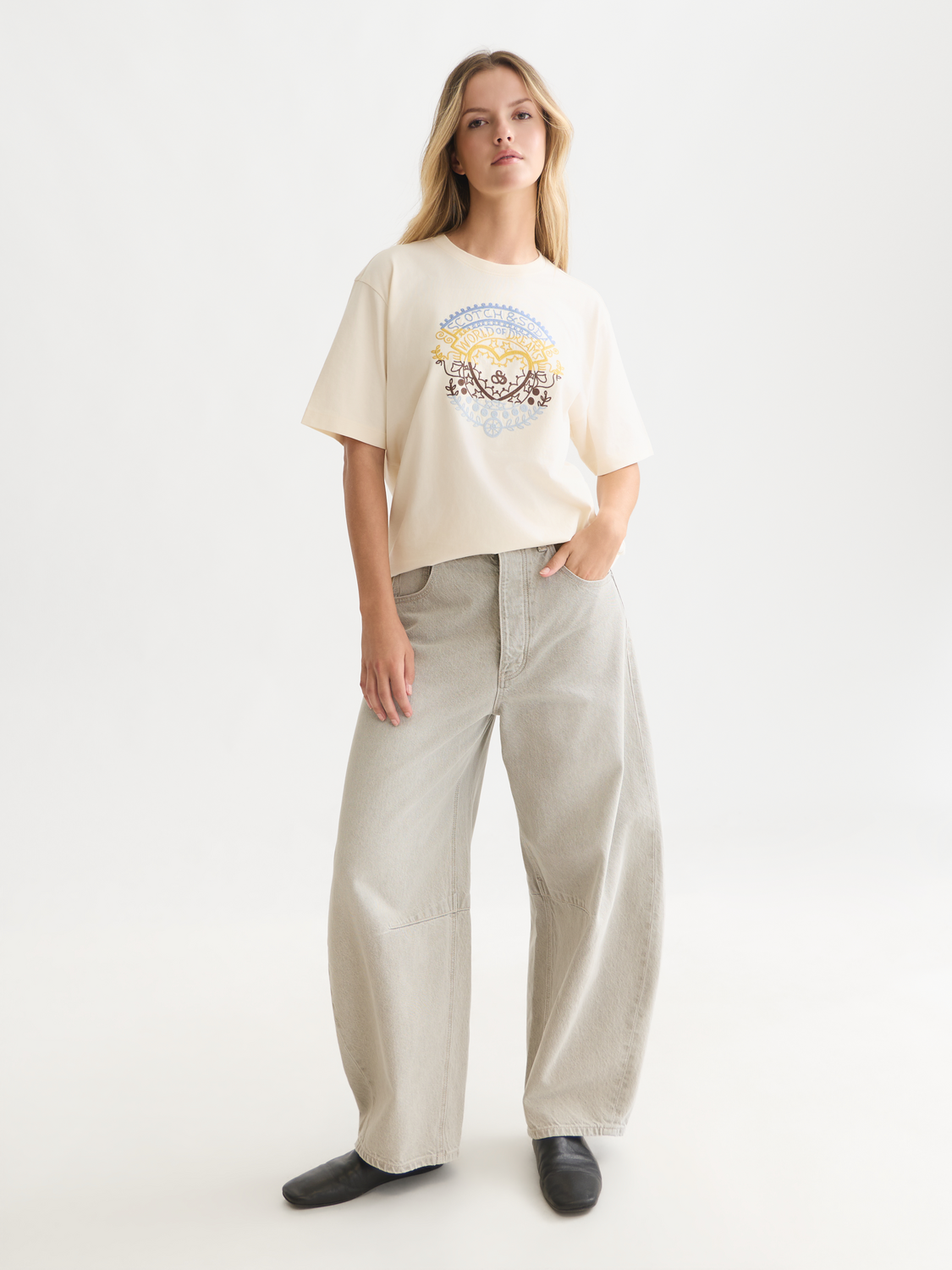 Besticktes Oversize-T-Shirt