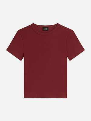 Geripptes Regular-Fit T-Shirt