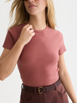 Rib Regular-Fit T-Shirt