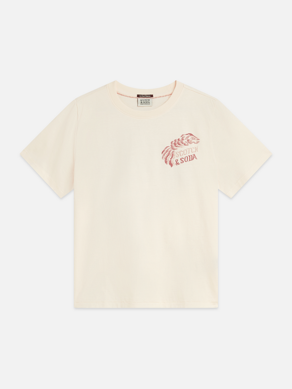 T-Shirt mit Front- und Rückenprint in regulärer Passform