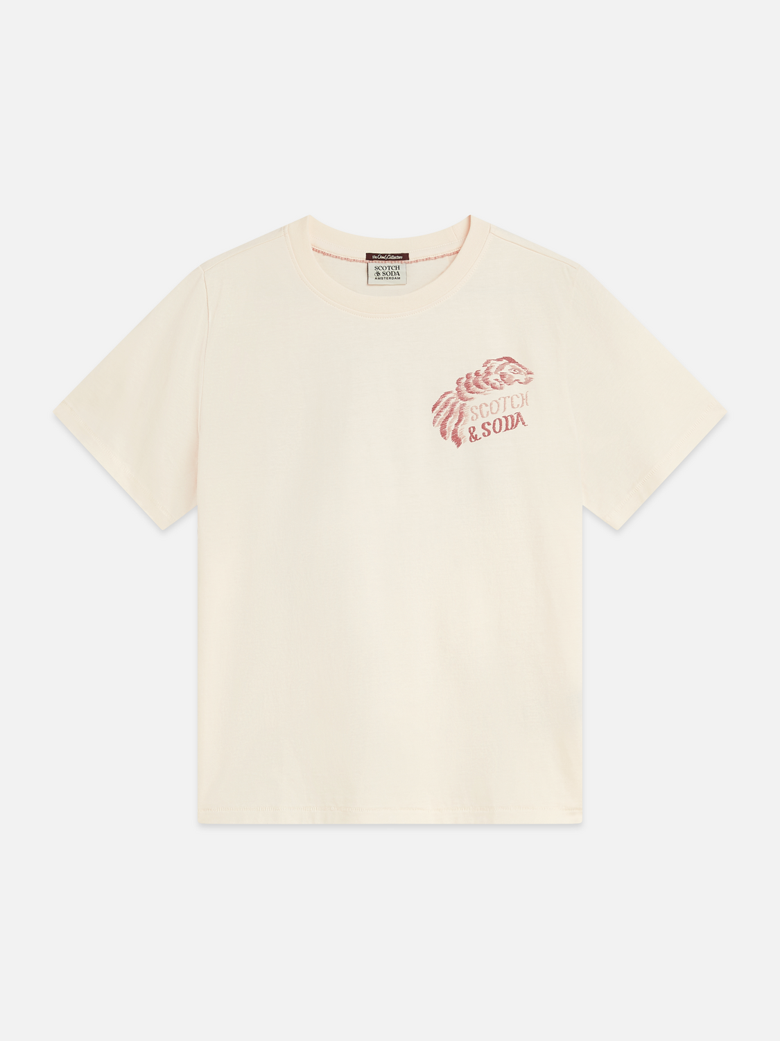 T-Shirt mit Front- und Rückenprint in regulärer Passform