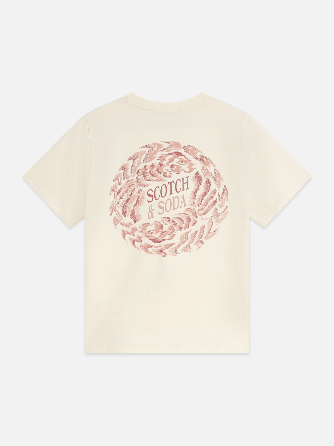 T-Shirt mit Front- und Rückenprint in regulärer Passform