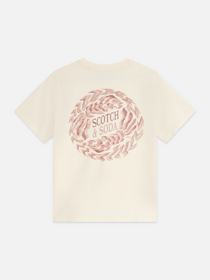Front And Back Artwork Regular-Fit T-Shirt