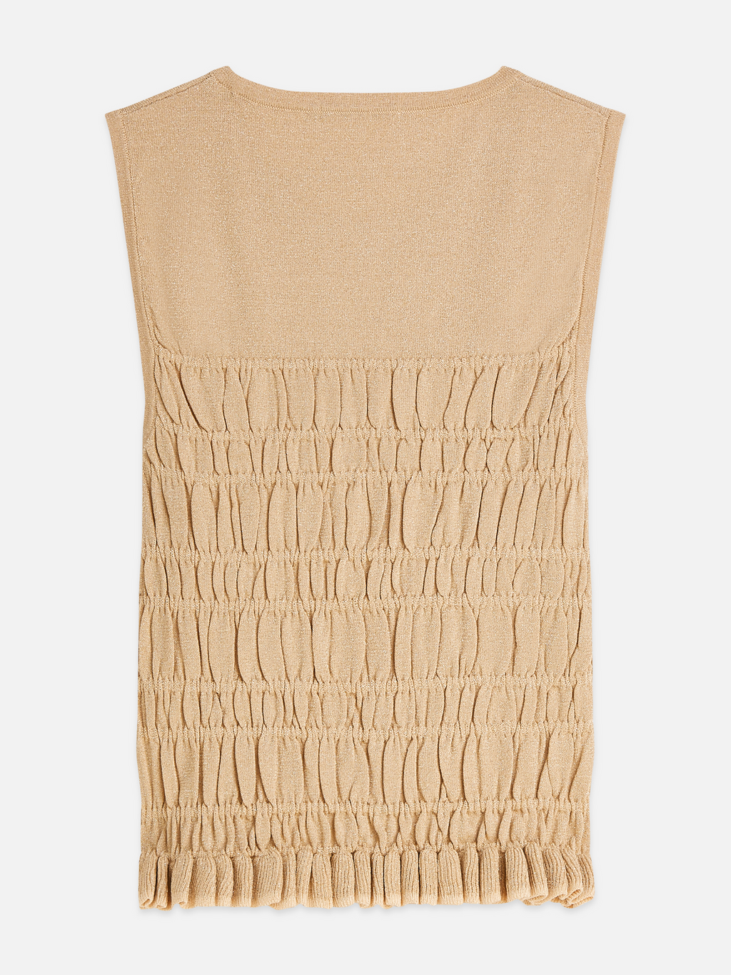 Smock Stitch Knitted Tank
